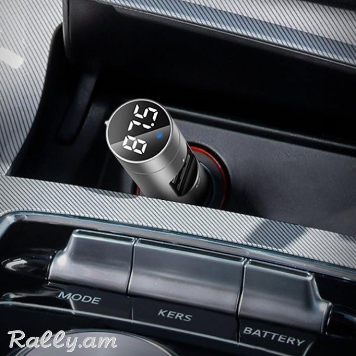 Լիչքավորիչ 2USB և FM Հաղորդիչ Baseus