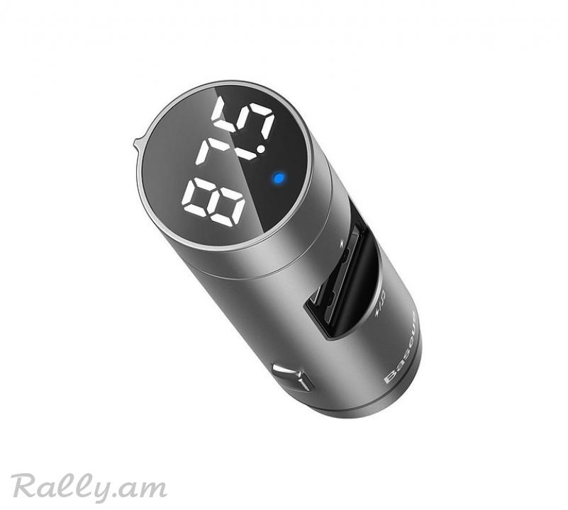 Լիչքավորիչ 2USB և FM Հաղորդիչ Baseus