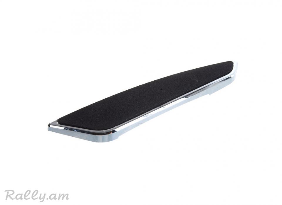 Դռների Պաշտպանիչ Մոլդինգներ Black/Chrome Автостоп