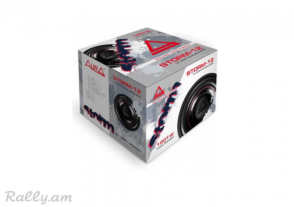 Автосабвуфер Storm-12 1201W 30см AurA