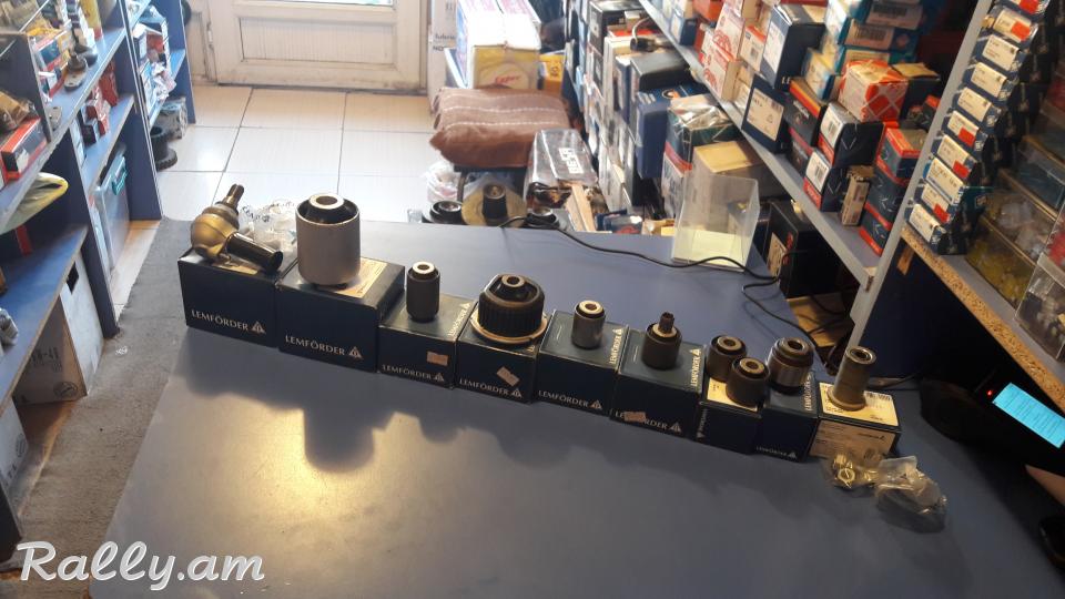 C-CLASS W 202  sharavo,bush,stabilizatori rezin