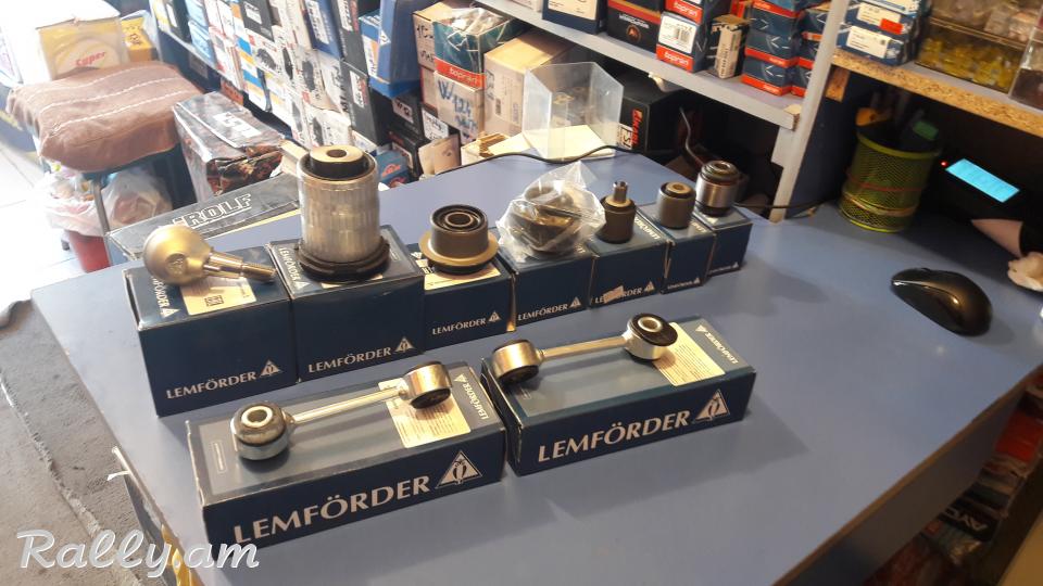 LEMFORDER w210 sharavo, w210 bush, w210 CYAGA, w210 NAKANECHNIK, w210 ctoyka w210 rezin