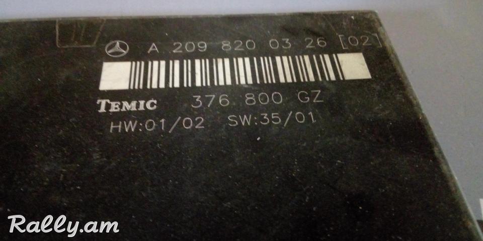 Sam blok hetevi mercedes-benz clk (c209) (w209) 270 cdi clk A2098200326