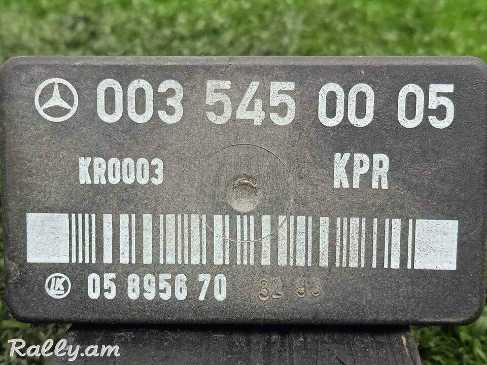 Բենզանասոսի ռելե MERCEDES-BENZ COUPE 300 M103, W124 W201 W463, W126, R107 190e 0035450005 - 05895670 Benzanasosi rele Реле Топливного Насоса