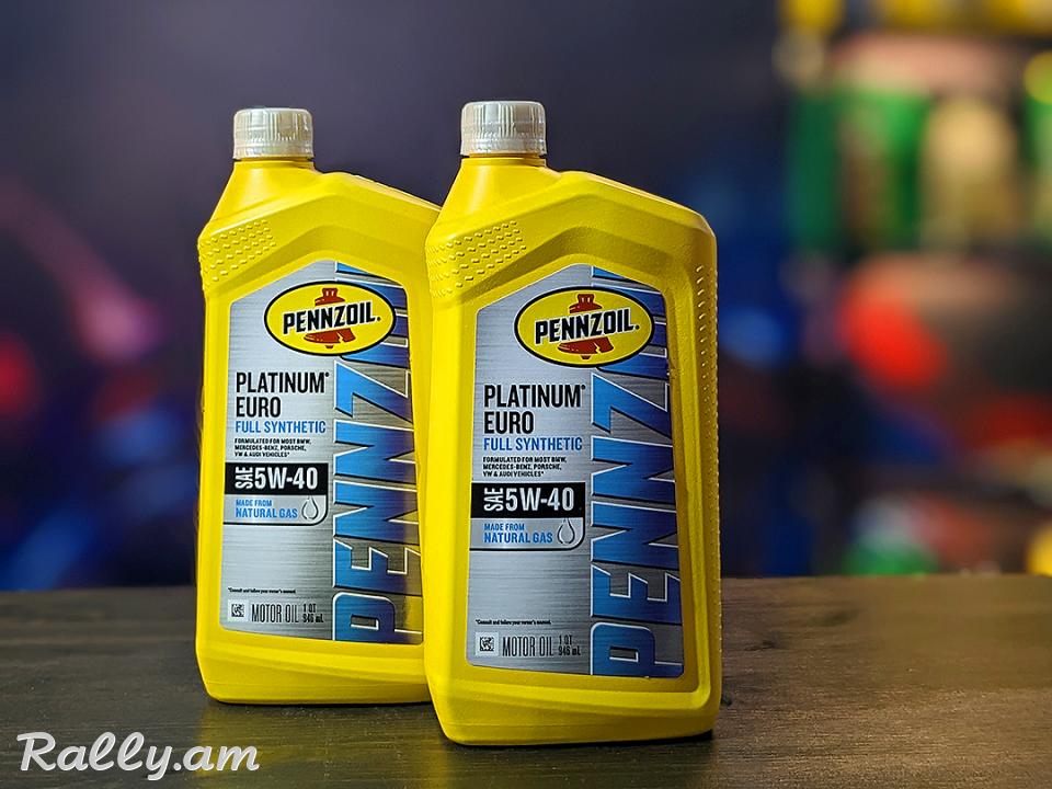 PENNZOIL Platinum Euro 5W40 Full Synthetic | API SP | made in USA