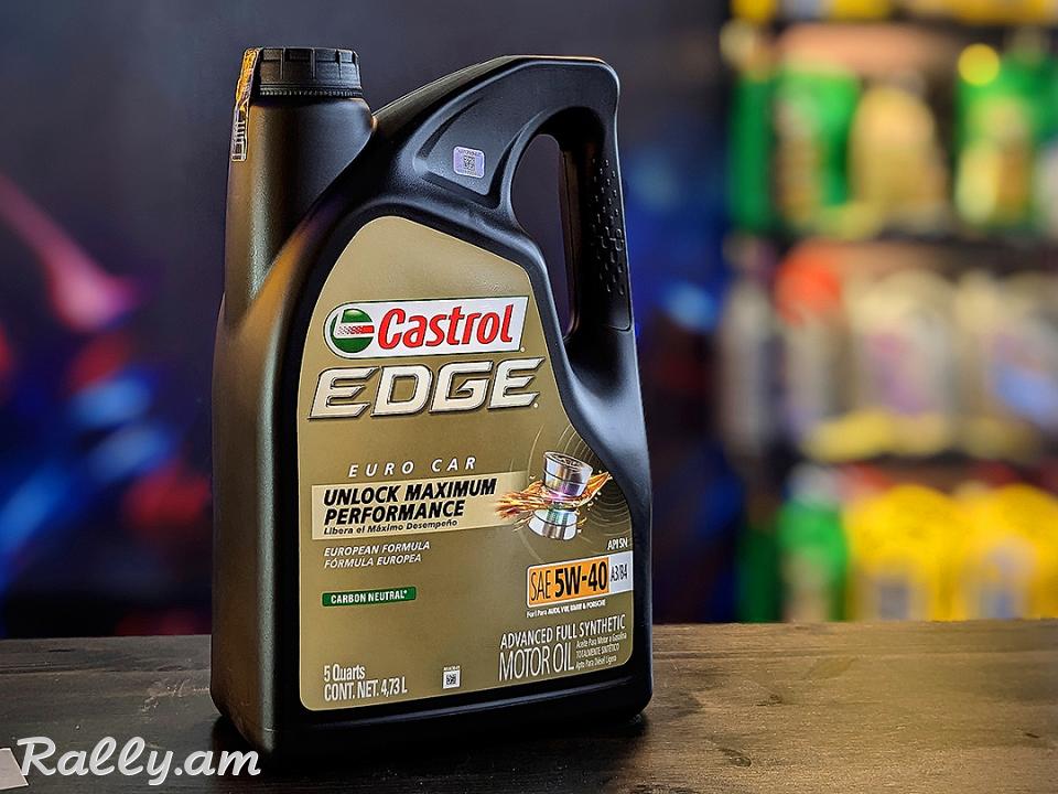CASTROL EDGE 5W40 Full Synthetic | API SN | made in USA