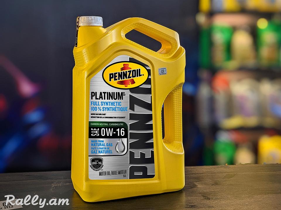PENNZOIL Platinum 0W16 Full Synthetic | API SP | made in USA
