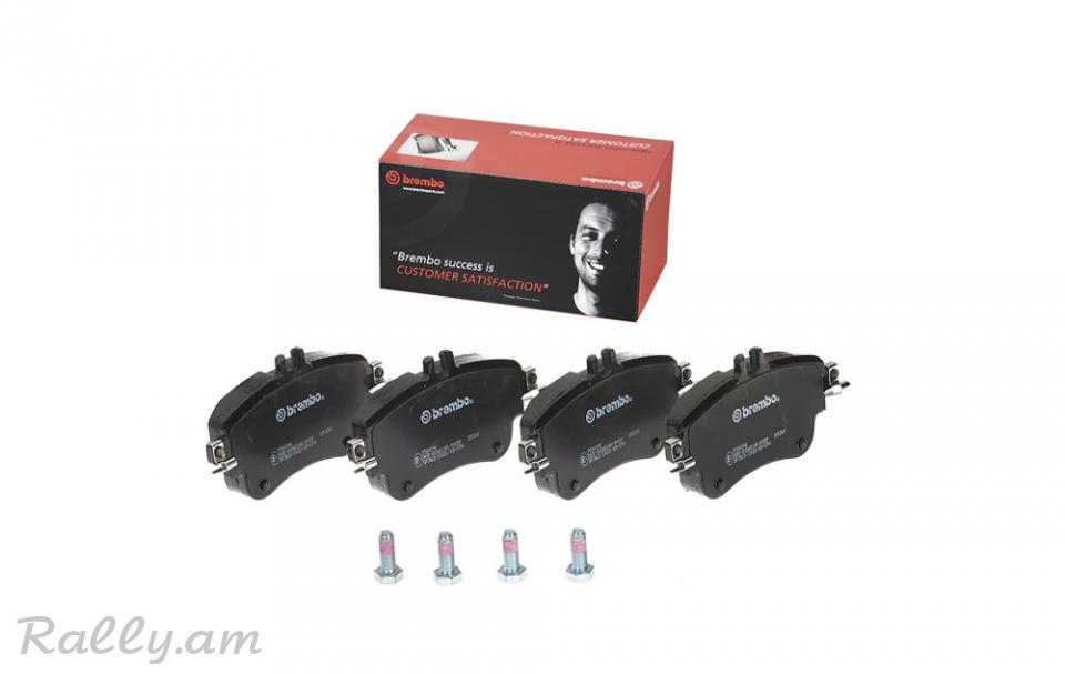 MERCEDES W176 W245 արգելակման կոճղակ դիմացի, Колодки тормозные передние. 0710