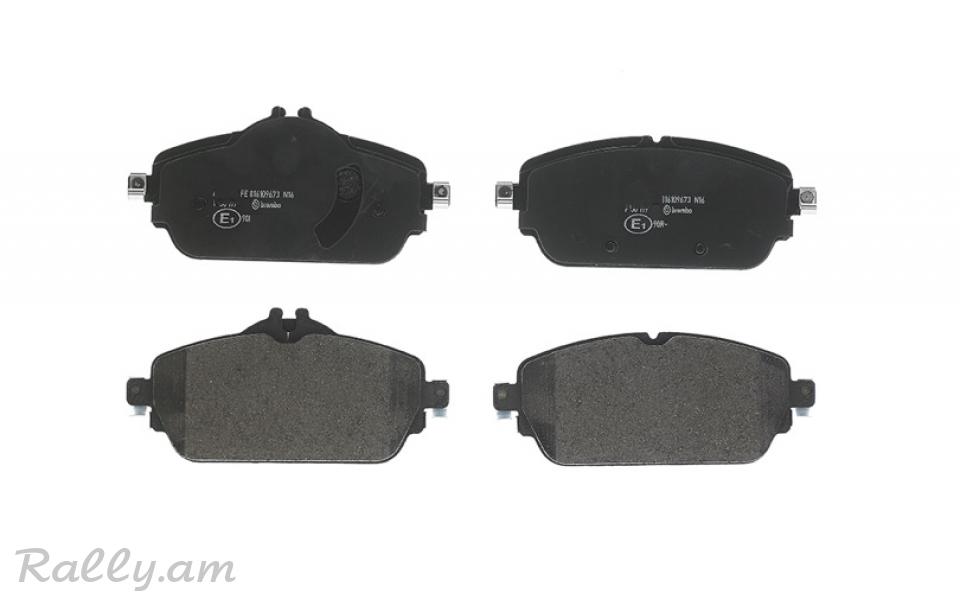 MERCEDES W205 W213 արգելակման կոճղակ դիմացի, Колодки тормозные передние. 0715