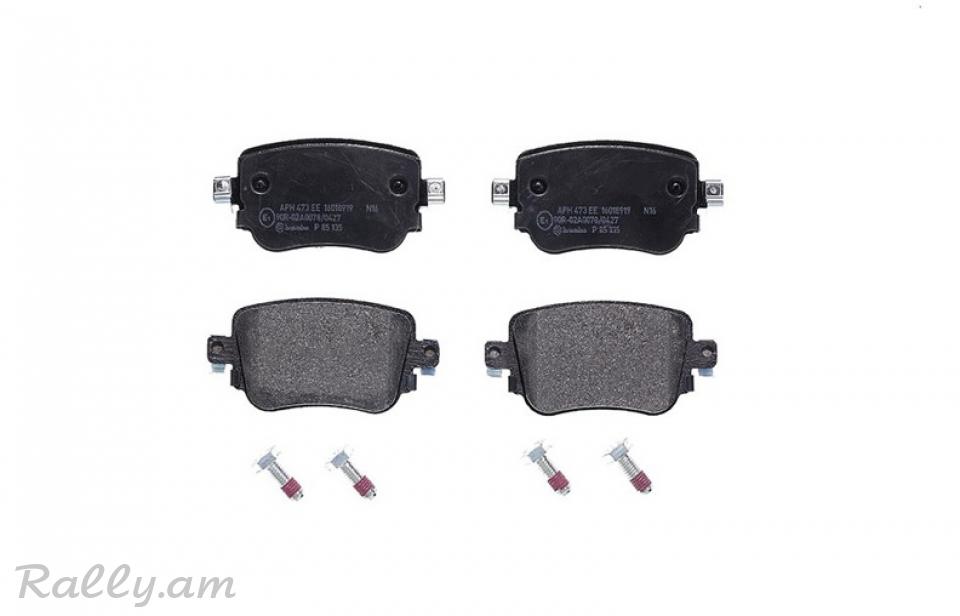 VW CADDY արգելակման կոճղակ հետևի, Колодки тормозные задние. 0313