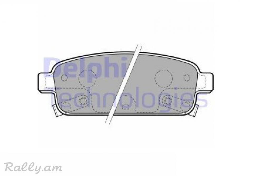 CHEVROLET VOLT արգելակման կոճղակ հետևի, Колодки тормозные задние. 0916