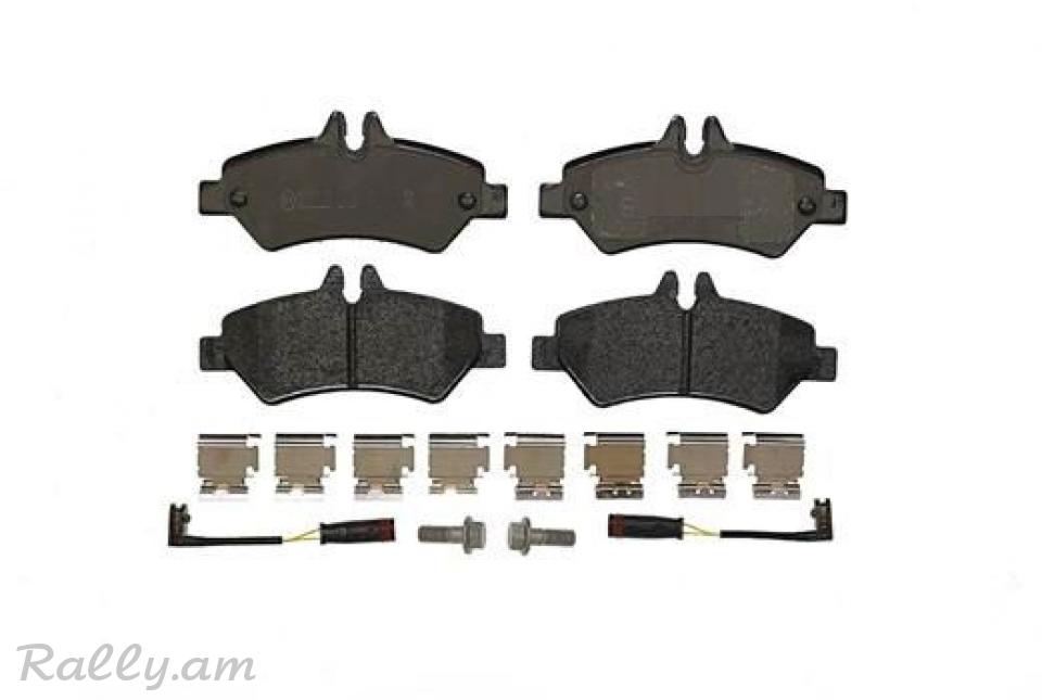MERCEDES W447 արգելակման կոճղակ հետևի, Колодки задние. 0737