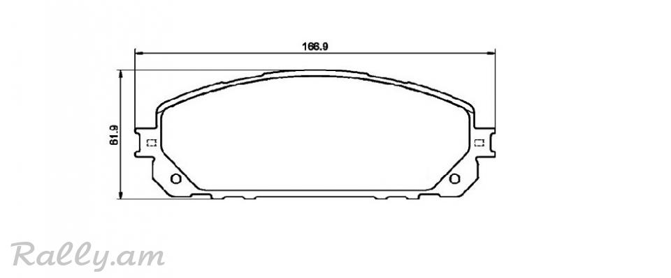 JEEP CHEROKEE արգելակման կոճղակ դիմացի, Колодки передние. 1607