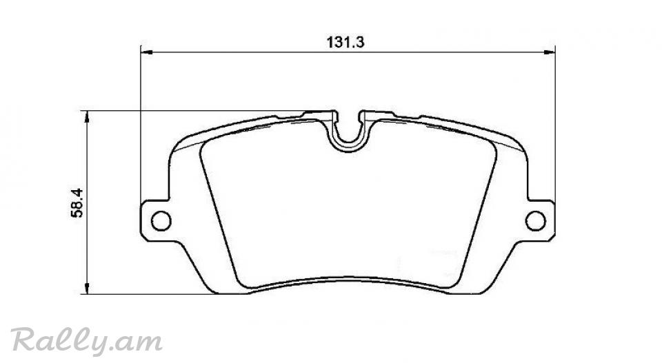 LAND ROVER արգելակման կոճղակ հետևի, Колодки тормозные задние. 1514