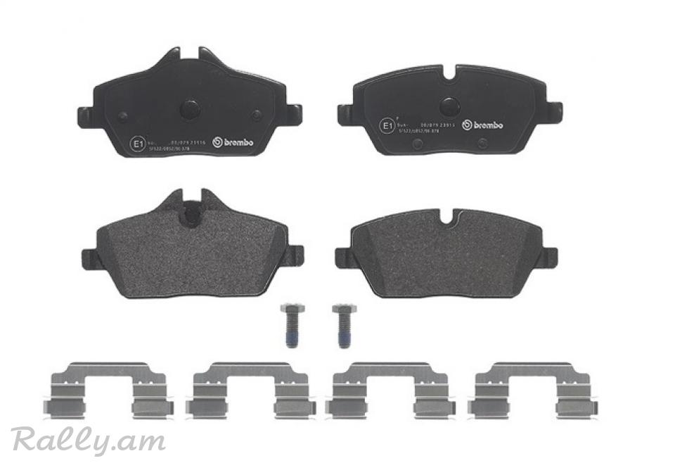 MINI F56 արգելակման կոճղակ դիմացի, Колодки передние.0533