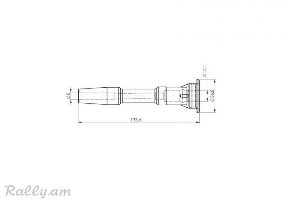 RENAULT DUSTER  կոճի մուշտուկ, Наконечник свечи зажигания.3960