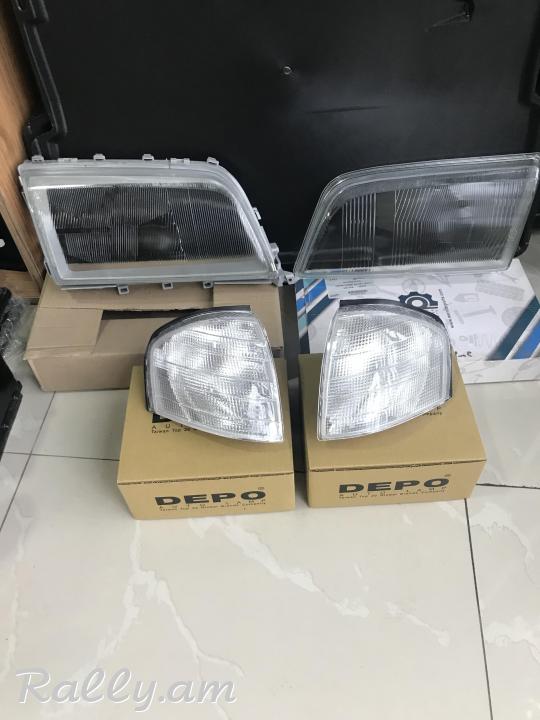 Mercedes w202 fari shusha 1993-2000 tiv fareri apaki c180 c200 c230 c240 c280 far