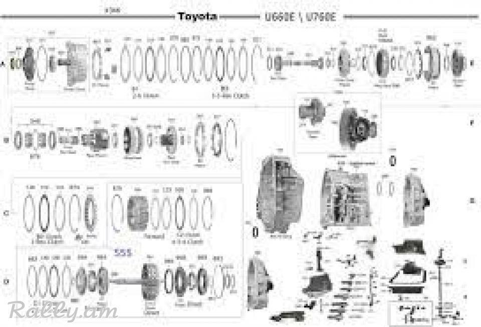 Toyota Camry U760e , U660e կառոպկաների վերանորոգում օրիգինալ պահեստամասերով, երաշխիքով ։