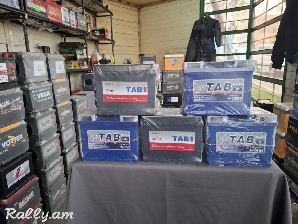 Սլովենական TAB մարտկոցների լայն տեսականի