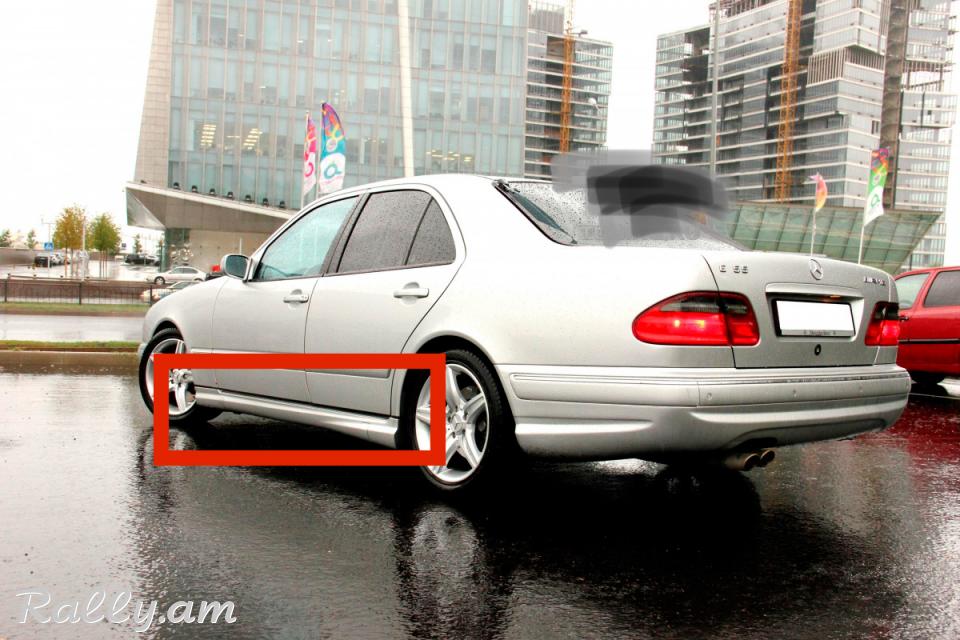 W210 padnoshka parog AMG